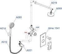 Душевой комплект Wasserkraft A16069