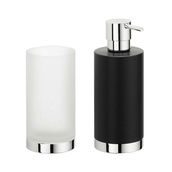 Набор Стакан Colombo Design Nordic B5241.CR-VAN + Дозатор B9324.CR-CNO