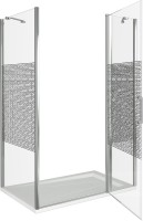 Душевой уголок Good Door Fantasy WTW+SP-F-CH 140x90 + очиститель для стекол