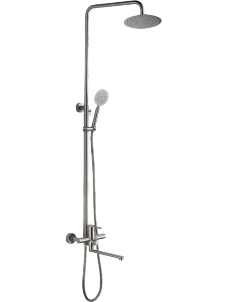 Душевая стойка Haiba HB801 сталь