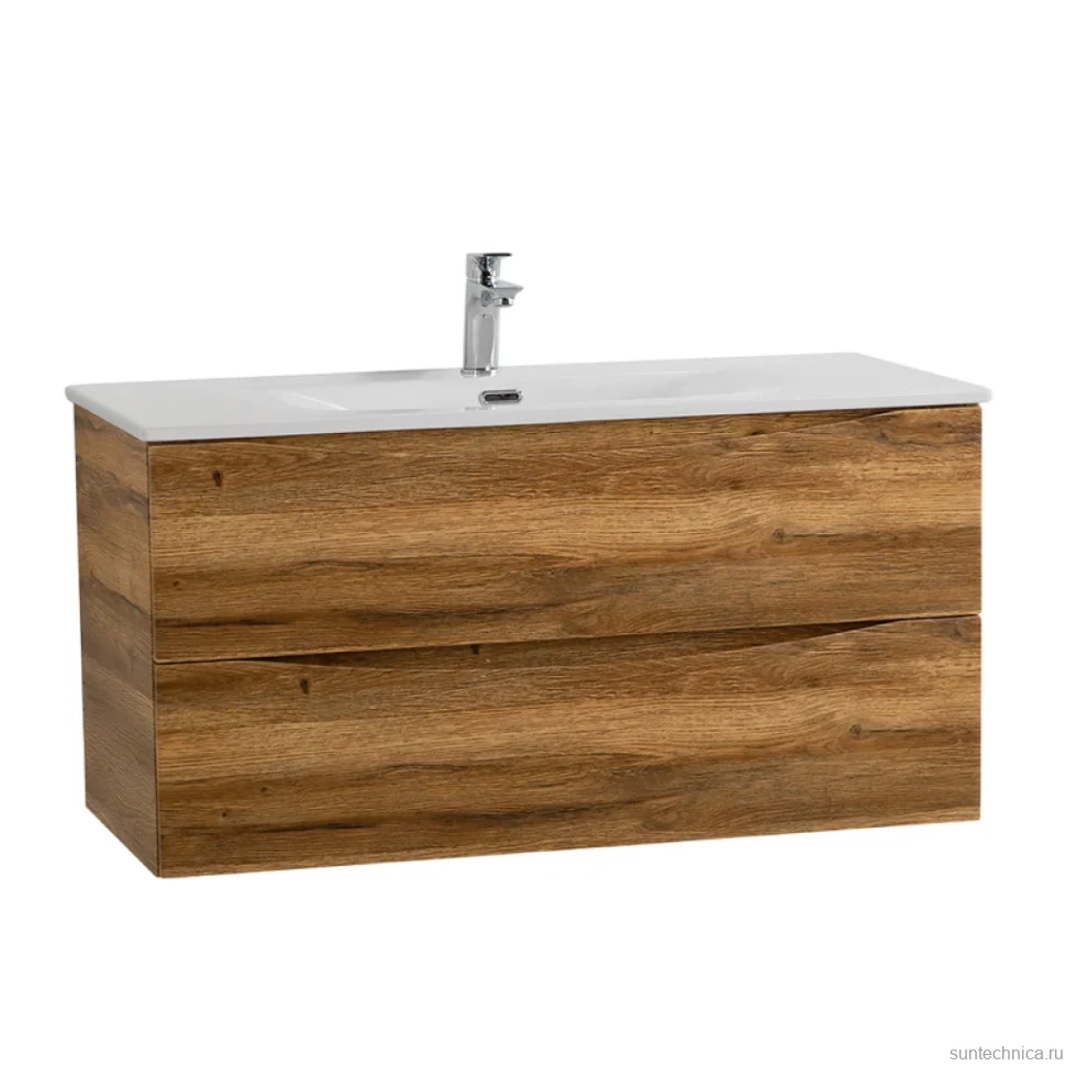 Тумба с раковиной BelBagno Marino-cer-n 100 подвесная, rovere rustico