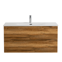 Тумба с раковиной BelBagno Marino-cer-n 100 подвесная, rovere rustico