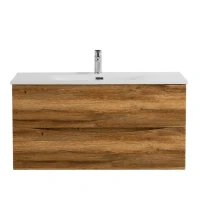 Тумба с раковиной BelBagno Marino-cer-n 100 подвесная, rovere rustico