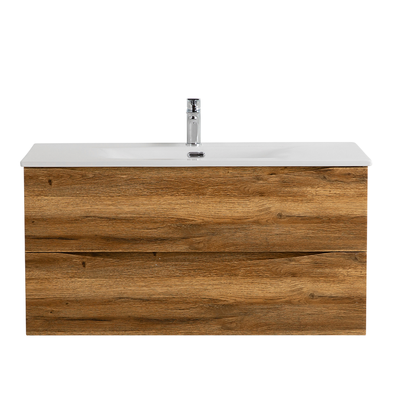 Тумба с раковиной BelBagno Marino-cer-n 100 подвесная, rovere rustico