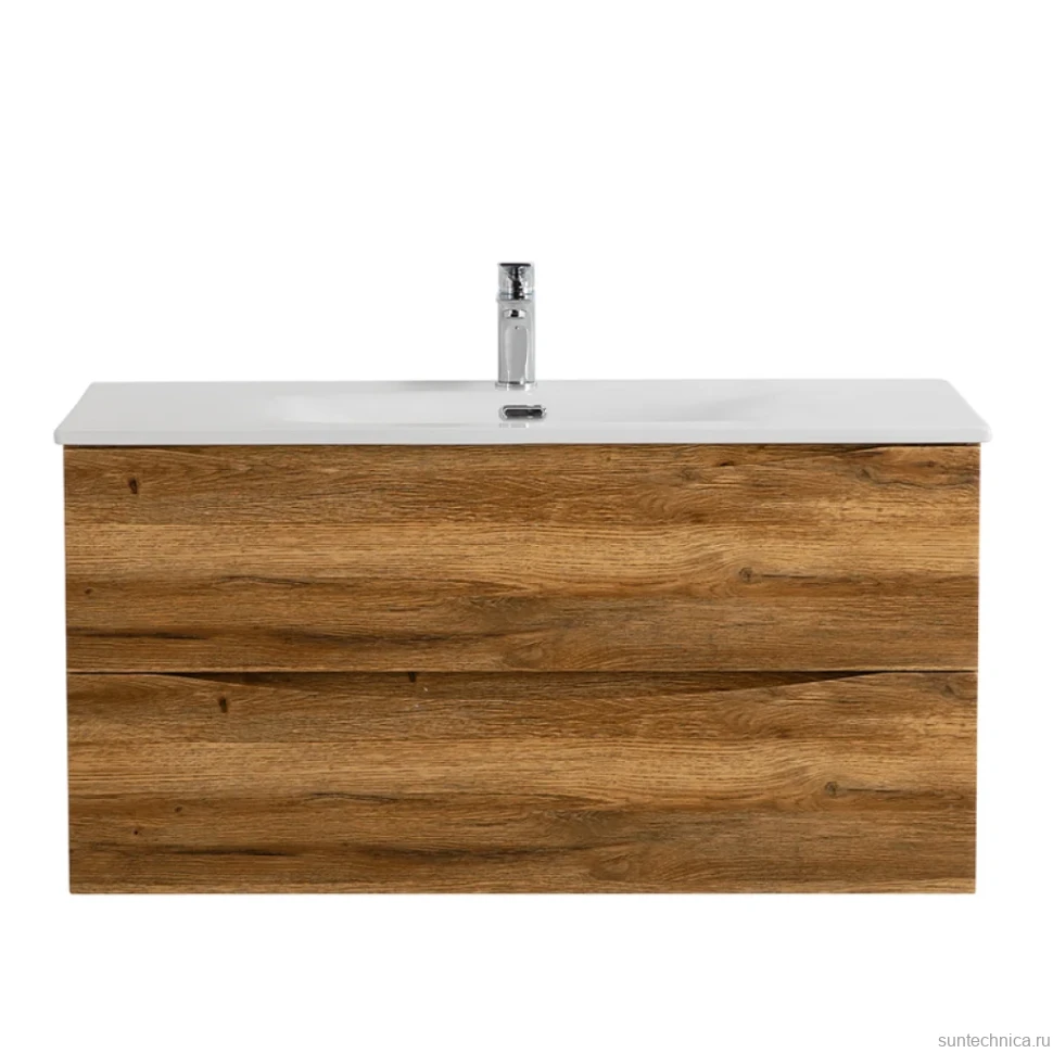 Тумба с раковиной BelBagno Marino-cer-n 100 подвесная, rovere rustico