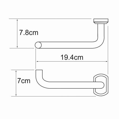 Набор Держатель Wasserkraft Oder K-3096 + Ершик K-3035