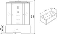 Душевой бокс Niagara Ultra NG-3170-01 170х75