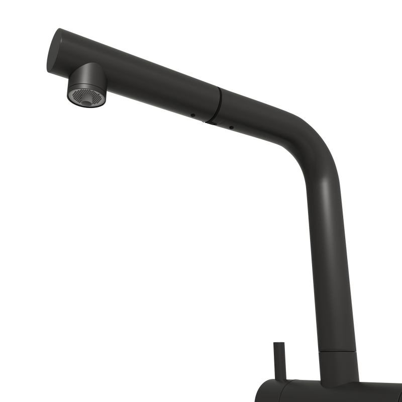 Смеситель для кухни Emar Steel ЕСВ 7017 black