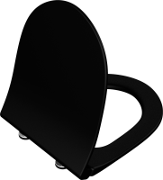 Комплект Унитаз подвесной VitrA Sento 7748B083-0101 безободковый + Крышка 120-483-009 с микролифтом, матовая черная + Инсталляция TECE Now 9400412 4 в 1 с кнопкой смыва