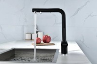 Смеситель для кухни Paulmark Serpentine Se213222-401 антрацит