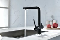 Смеситель для кухни Paulmark Serpentine Se213222-401 антрацит
