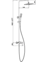 Душевая стойка BOCH MANN Mimi 8602 Душевая стойка BOCH MANN Mimi 8602