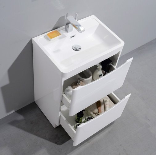 Тумба под раковину BelBagno Ancona-N 80 bianco lucido подвесная