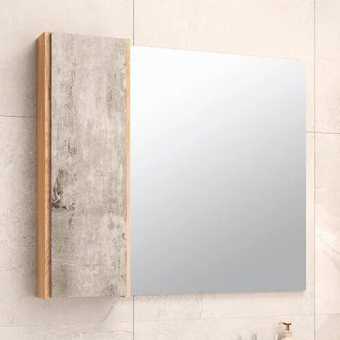 Зеркало Runo Мальта 85, дуб, серый