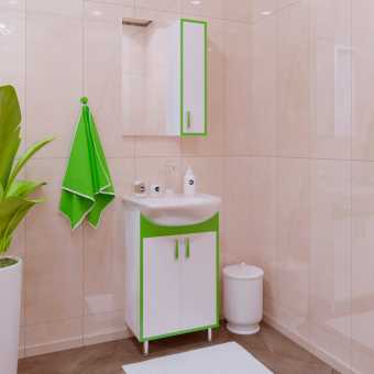 Мебель для ванной Corozo Спектр 50, зеленая