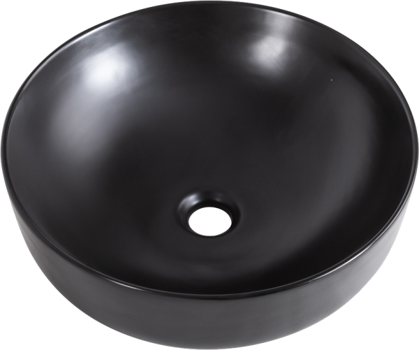 Накладная раковина BelBagno BB1315-H301 черная матовая