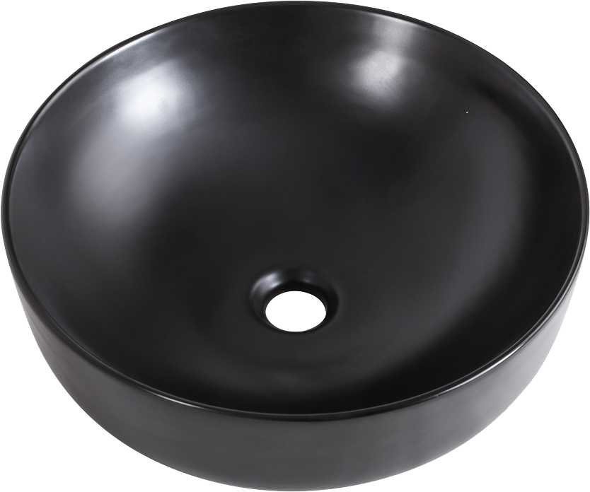 Накладная раковина BelBagno BB1315-H301 черная матовая