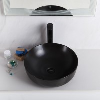 Накладная раковина BelBagno BB1315-H301 черная матовая