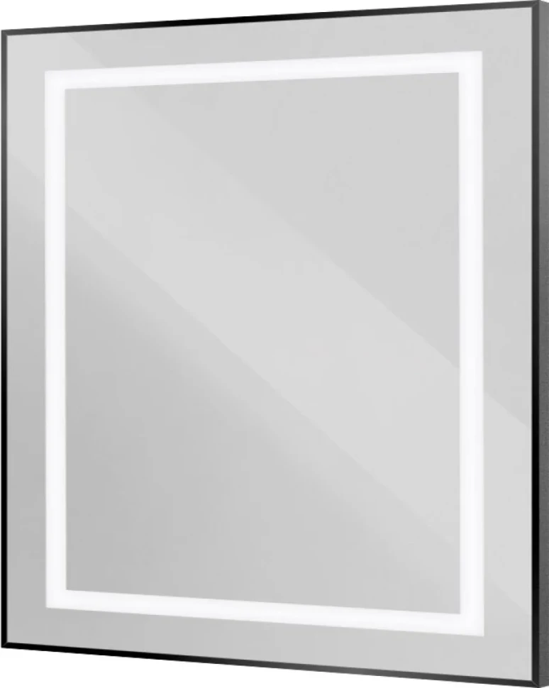 Зеркало BelBagno Kraft 90x80 с подсветкой, черное