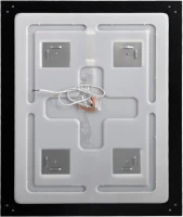 Зеркало BelBagno Kraft 90x80 с подсветкой, черное