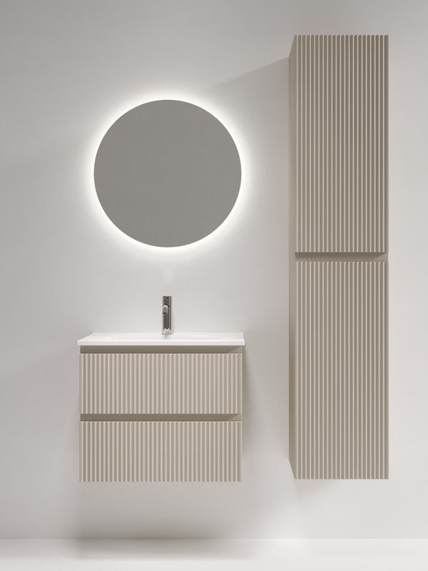 Мебель для ванной комнаты Sancos Snob R 60 Beige Soft, раковина CN7025