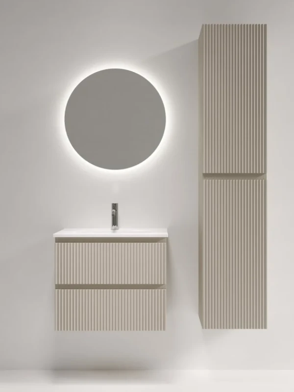 Мебель для ванной комнаты Sancos Snob R 60 Beige Soft, раковина CN7025