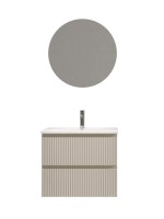 Мебель для ванной комнаты Sancos Snob R 60 Beige Soft, раковина CN7025