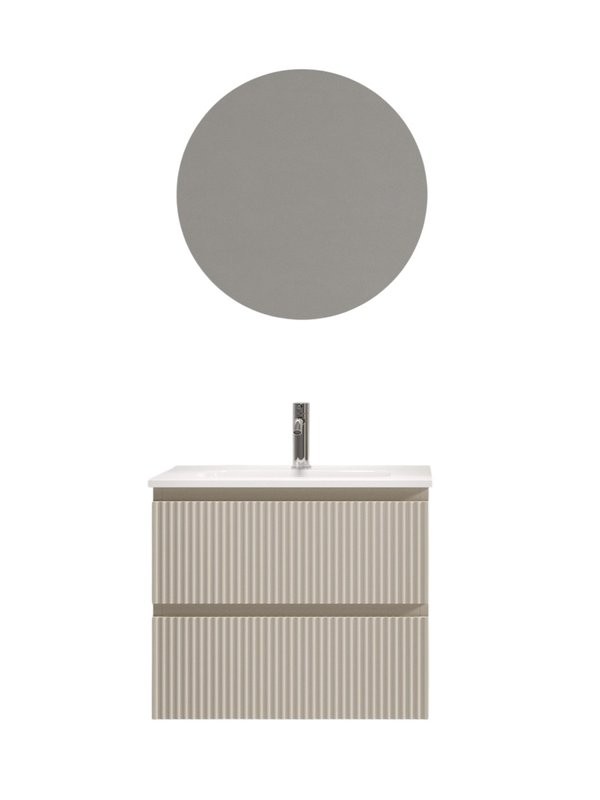 Мебель для ванной комнаты Sancos Snob R 60 Beige Soft, раковина CN7025