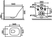 Комплект Унитаз подвесной BelBagno Sela BB3201CHR-MB матовый черный + Крышка BB3201SC-MB матовая черная + Крепления Geberit Duofix 111.815.00.1 к стене + Инсталляция UP 320 111.300.00.5 + Кнопка Sigma 01 115.770.DW.5 черная + Звукоизоляция