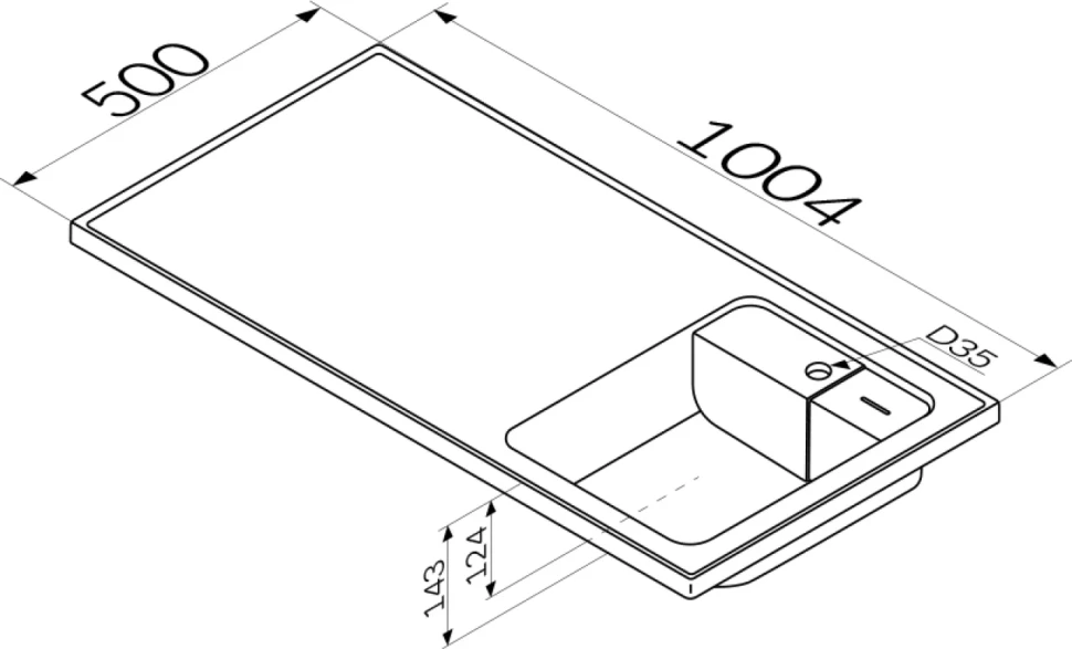 Мебель для ванной комнаты AM.PM X-Joy 40 R под узкую стиральную машину