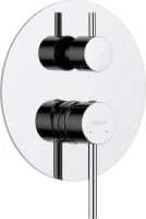 Встраиваемый смеситель для душа и ванны AQUATEK Европа AQ1346CR С ВНУТРЕННЕЙ ЧАСТЬЮ, хром