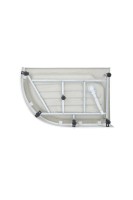 Душевая кабина DTO D EM2712RN профиль хром, стекло матовое с узором