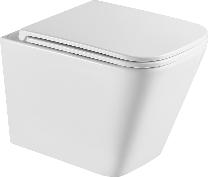 Комплект Lemark Florex 100124422 безободковый, с микролифтом, кнопка смыва белый глянец