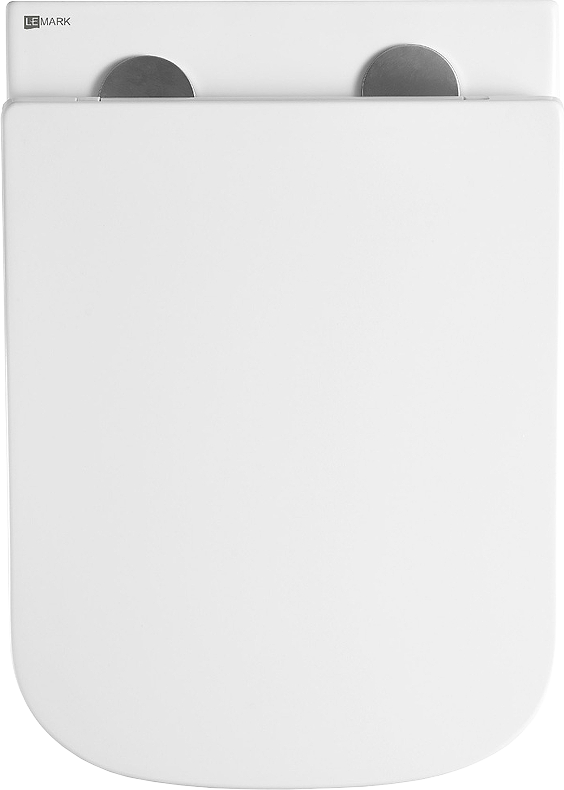 Комплект Lemark Florex 100124422 безободковый, с микролифтом, кнопка смыва белый глянец