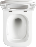 Комплект Lemark Florex 100124422 безободковый, с микролифтом, кнопка смыва белый глянец