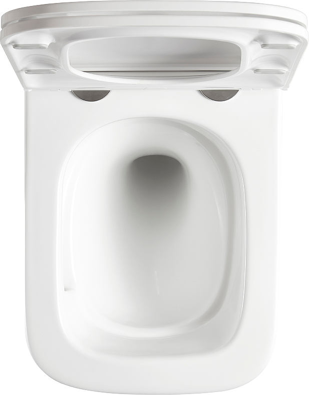Комплект Lemark Florex 100124422 безободковый, с микролифтом, кнопка смыва белый глянец