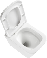 Комплект Lemark Florex 100124422 безободковый, с микролифтом, кнопка смыва белый глянец