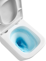 Комплект Lemark Florex 100124422 безободковый, с микролифтом, кнопка смыва белый глянец