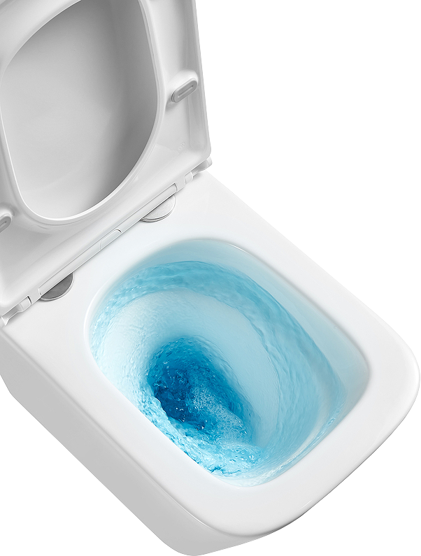 Комплект Lemark Florex 100124422 безободковый, с микролифтом, кнопка смыва белый глянец