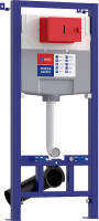 Комплект Lemark Florex 100124422 безободковый, с микролифтом, кнопка смыва белый глянец
