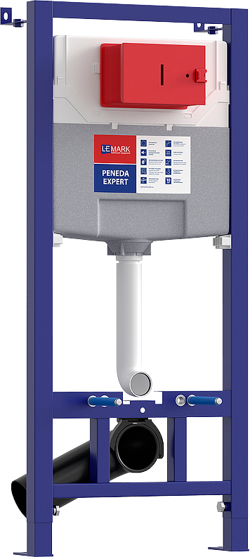 Комплект Lemark Florex 100124422 безободковый, с микролифтом, кнопка смыва белый глянец