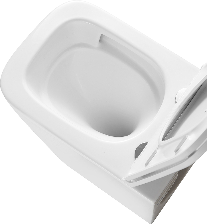 Комплект Lemark Florex 100124422 безободковый, с микролифтом, кнопка смыва белый глянец