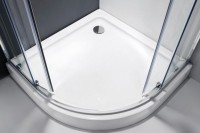 Душевой уголок Cezares Molveno R 2 80 P Cr стекло punto