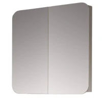 Зеркало-шкаф Alavann Cosmetic трюмо 80x80 с приближением, глянцевый белый