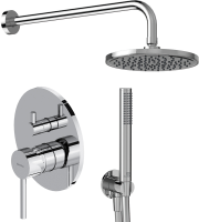 Комплект для ванной Ideal Standard IdealRain BD389AA + Смеситель для ванны с душем Damixa Scandinavian Pure 367100000