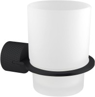 Стакан для ванной Allen Brau Priority 6.31C02-31 настенный, черный, стеклянный