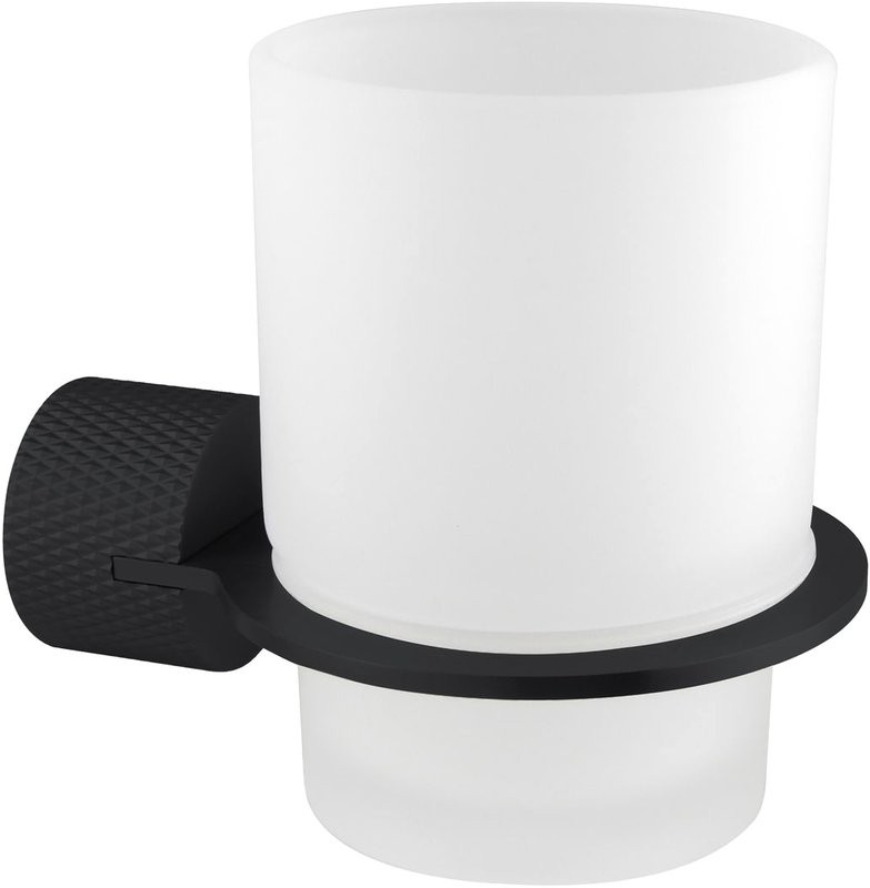 Стакан для ванной Allen Brau Priority 6.31C02-31 настенный, черный, стеклянный