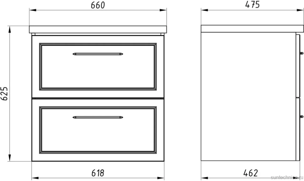 Тумба с раковиной ASB-Mebel Белмонти 65 ясень браш, софт синий