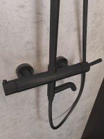 Душевая стойка AltroBagno Unione AltroBagnoUnione030209MB матовая черная