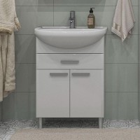Тумба с раковиной SanStar Аура 60 раковина Уют